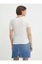 Slim Fit Ecru T-Shirt Archive Track Ww0Ww41203 - 6
