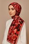 Flower Pattern French Silk Shawl 70X180Cm