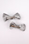 Gray 2-Piece Velvet Girl's Clip Buckle - 3