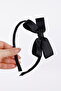 Black Bow Detailed Girl's Crown