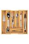 New Çavdar Group Bamboo Pull-Out Compartment Drawer Spoon Holder Fma896796