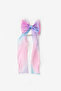 Lilac Hanging Ribbon Bow Girl's Buckle
