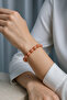 Certified Sun Stone Natural Stone Zircon Apparatus Bracelet 6-8 mm - 3
