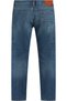 Men's Regular Waist Antique Detailed Straight Fit Blue Jeans - Stylish and Comfortable Design - 5