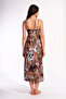 Silk Textured Luxury Satin Long Nightdress – Adjustable Strap, Lace Detail, Box and Dowry - 6
