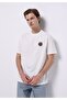 Comfort Fit Round Neck Plain Men's White Short Sleeve T-Shirt