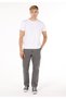 Comfort Fit Mid Waist Straight Leg Men's Anthracite Trousers