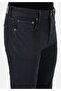 Straight Fit Mid Waist Straight Leg Men's Anthracite Trousers - 5