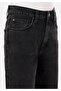Straight Fit Women's Black Jean Trousers - 5