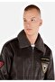 Regular Fit Men's Brown Coat Pu - 4