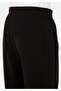 Relaxed Fit Mid Waist Men's Black Sweatpants - 6