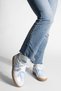 Women's Sneaker Retro Double Lace-Up Sports Shoes Forden Blue - 7