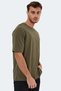 Kaiser in Oversize Men's Oversize Khaki T-Shirt - 5