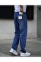 Dark Blue Stone Baggy Trousers - 3