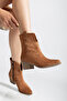 Women's Western Cowboy Faux Suede Embroidered Short Boots
