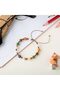 Girl Student Natural Stone Bracelet-Lapis-Havlit-Calcite-Jade-Tiger Eye-Orange Aventurine-Pink Quartz - 8
