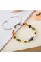 Girl Student Natural Stone Bracelet-Lapis-Havlit-Calcite-Jade-Tiger Eye-Orange Aventurine-Pink Quartz - 6