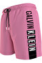 Men's Brand Logo Quick Drying Polyster Beach and Sea Suitable for Use Pink Sea - 2