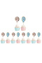 Multicolored Girl Boy 10-Piece Toothpick Cake Decoration