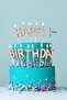 Rose Happy Birthday Candle Set - 2