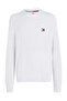 Men's Tommy Hilfiger Logo Pure Organic Cotton Crew Neck Off Shoulder Sweater Gr