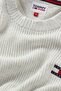 Men's Tommy Hilfiger Logo Pure Organic Cotton Crew Neck Off Shoulder Sweater Gr - 6