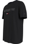 Men's Brand Logo Organic Cotton Crew Neck Black T-Shirt Suitable for Daily Use - 2