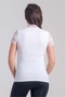 8002 Women's Lace Short Sleeve Body White XXL - 2
