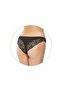 0194 Lace Detailed Women's Slip Pants Black M - 2