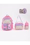 Rabbit Korean Style 3-Piece Girls' School Bag Set - Primary School Bag with Pen Holder and Thermal Nutrition