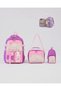Rabbit Korean Style 3-Piece Girls' School Bag Set - Primary School Bag with Pen Holder and Thermal Nutrition