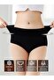 Black single washable menstrual underwear women's night use convenient leak-proof menstrual panties - 8