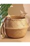 Natural Foldable Wicker Basket Flower Pot 28X30Cm