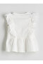 Pleated bicycle collar girl's t-shirt - 5