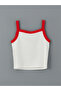 Gencc Quality Square Collar Rope Strap Crop Tank Top for Girls - 7