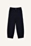 Barrel Fit Elastic Waist Ankle Length Pocket Soft Jean Pants E3873Ax25Sp - 8