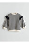 Lcw Kids Crew Neck Striped Girls Sweatshirt - 3