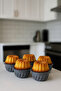 Blue 18-Piece Silicone Mini Cake Mold - Muffin Mold 18 Piece Cupcake Mold - 2