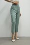 Women's Carrot Leg High Waist Lycra Woven Trousers 3001 - 5