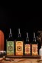 Carmen Series 4-Piece Olive Oil, Sunflower Oil, Pomegranate Syrup, and Vinegar Bottle Oil Dispenser Without Stand - 3