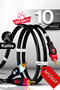 M129Xf Rca Cable/10 Meters-A+Quality-3.5Mm/Aux Audio Cable-2Rca Audio Cable-Audio System Compatible
