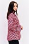Women Notched Collar Long Sleeves Allover Print Shirt, Multicolor - 3