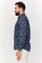 Men Slim Fit Floral Print Long Sleeves Casual Shirt, Multicolor - 2