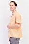 Men Regular Fit Plain Short Sleeves Casual Shirt, Peach - 2