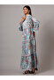 Hand Embroidered Chikankari A-Line Gathering Pattern Mulmul Cotton Jalabiya-AL3673 - 5