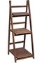 FFD Plant Stand 3 Tier Folding Plant Stand Shelves Garden Wooden Flower Pot