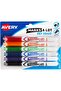 Marks A Lot Dry Erase Markers, Low Odor White Board Markers with Bullet Tip, 6 Ass