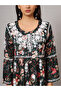 Hand Embroidered Chikankari A-Line Gathering Pattern Mulmul Cotton Jalabiya-AL3673 - 5