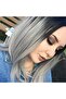 African Wig: European &amp; American Fashion Gradient Color Highlights - 3