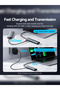 5-in-1 USB-C Docking Station 0.15M 4K@60Hz HDMI,5Gbps USB 3.0*3/USB C 3.2,for MacBook,iPhone - 4